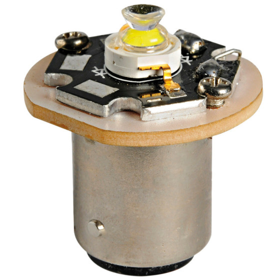 Ampoule LED pour feux de mouillage BA15D pivots baïonette alignés 