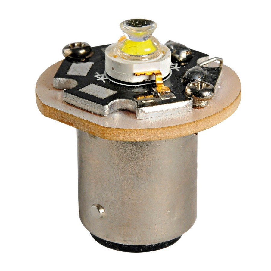 Ampoule LED pour feux de mouillage BA15D pivots baïonette alignés 