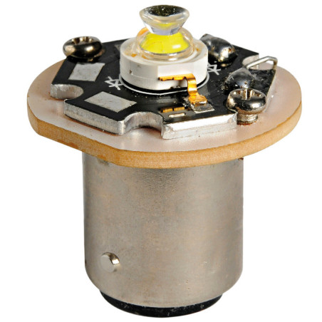 Ampoule LED pour feux de mouillage BA15D pivots baïonette alignés