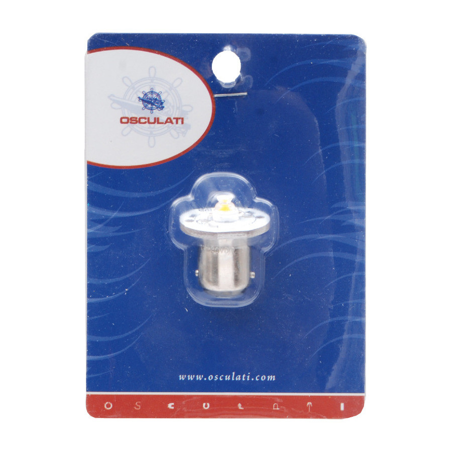 Ampoule LED pour feux de mouillage BA15D pivots baïonette alignés 