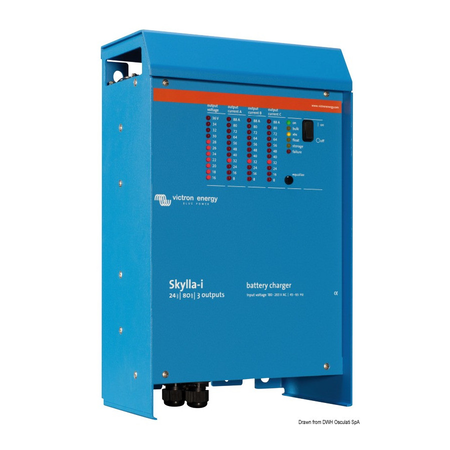 Chargeur de batterie VICTRON Skylla-i 24 V à microprocesseur 