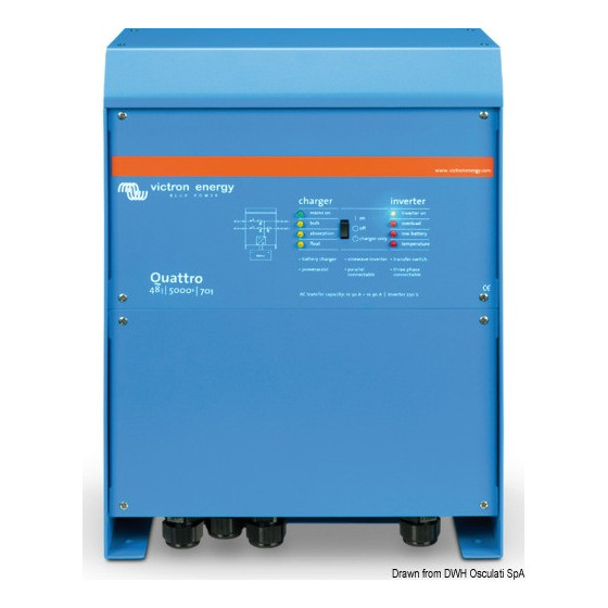 Système combiné VICTRON Quattro - Chargeur de batterie + Inverseur 