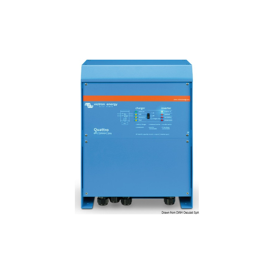 Système combiné VICTRON Quattro - Chargeur de batterie + Inverseur 