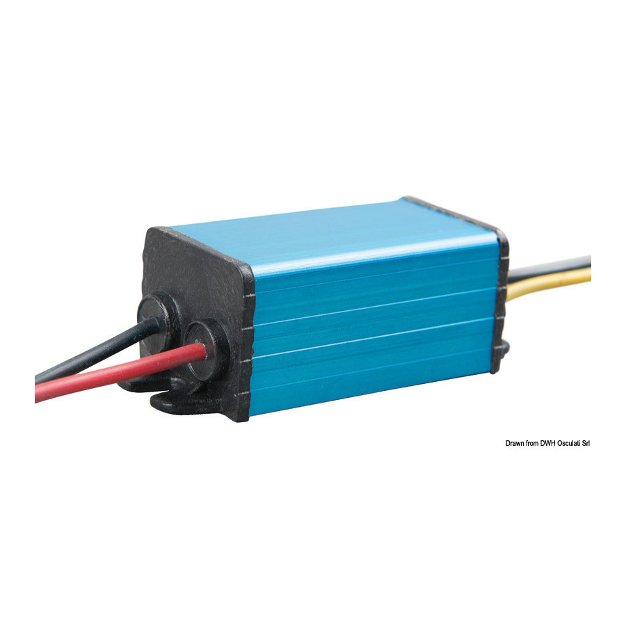 Convertisseur de tension DC/DC VICTRON de puissance non isolé, peut être utilisé aussi comme chargeur de batterie Variante ou Ac