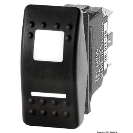 Interrupteur à bascule étanche IP56 Marina R II double LED