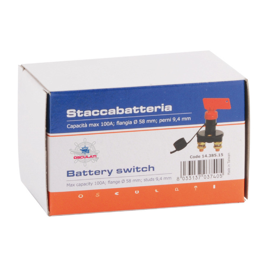 Coupe-batterie Easy Variante ou Accessoires Réduit:technopolymère noir *14.385.15* Qté : 2