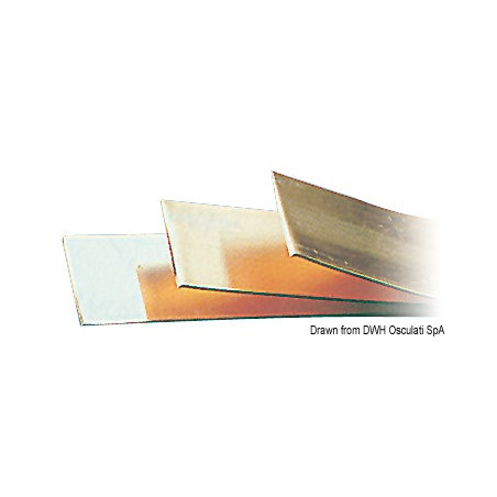 Bande en cuivre zingué