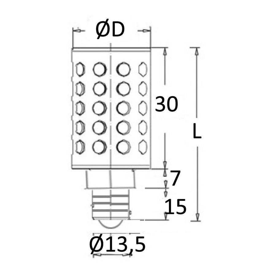 Ampoule LED SMD culot E14 