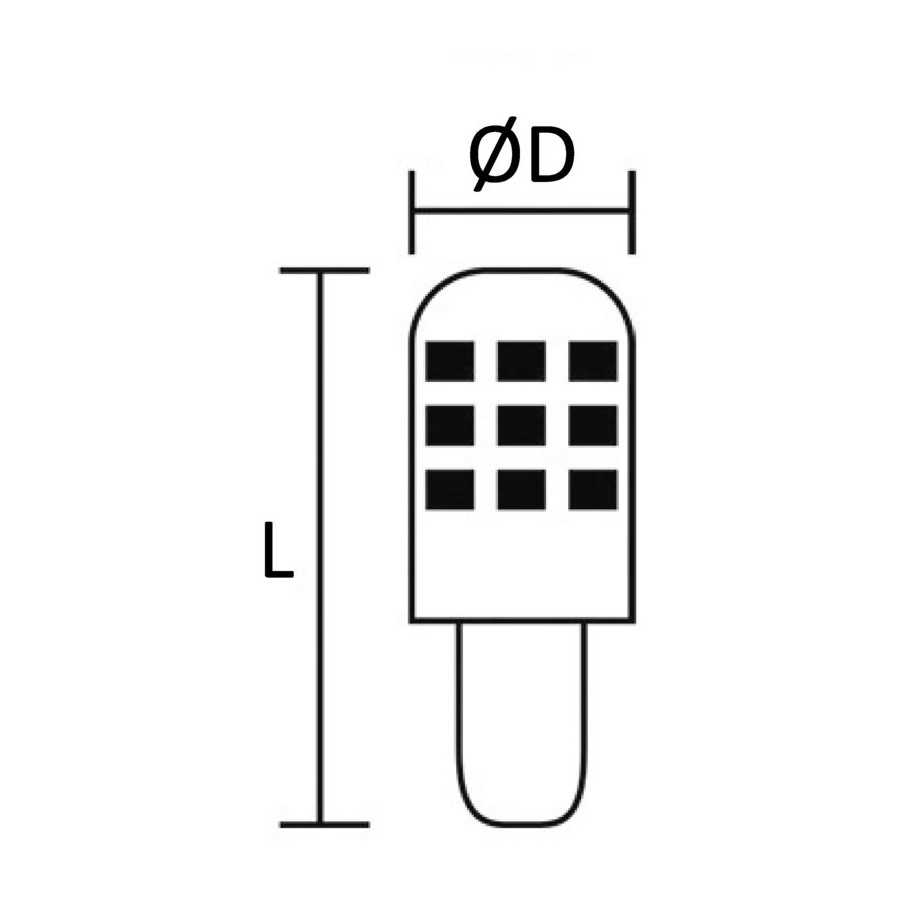 Ampoule LED SMD culot BA15D 