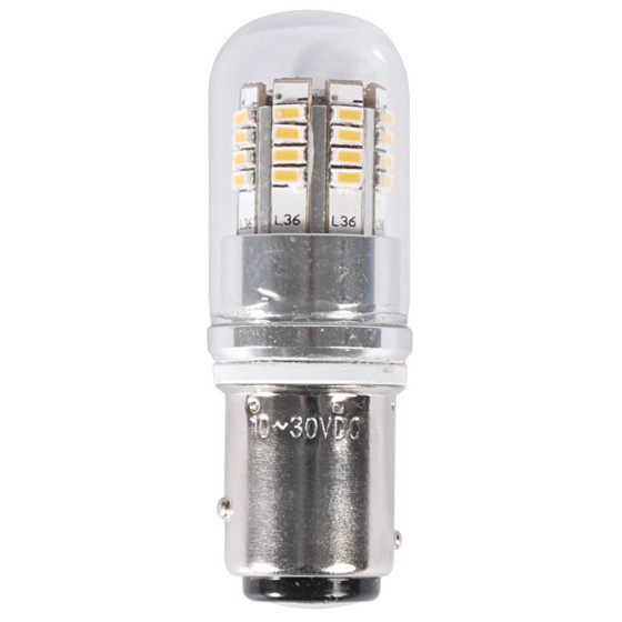 Ampoule LED BAY15D pivots désaxés pour feux de navigation 