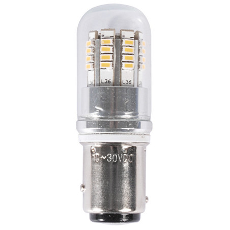 Ampoule LED BAY15D pivots désaxés pour feux de navigation