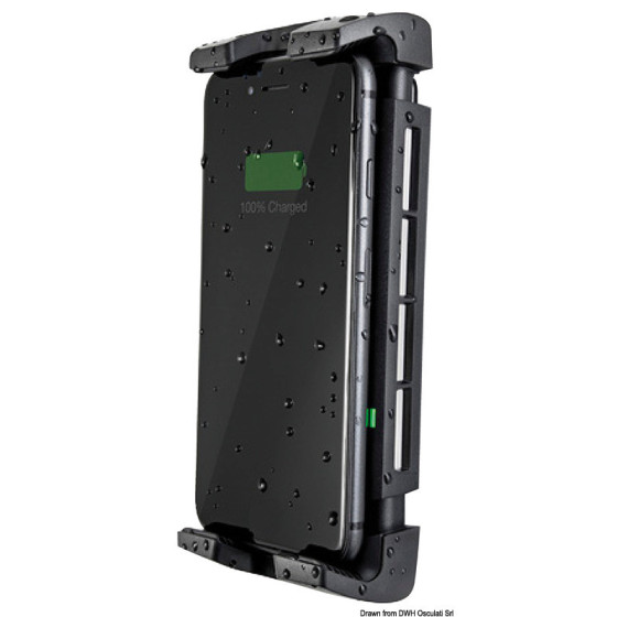 Chargeur de batterie sans fil étanche sur socle pour téléphone portable ROKK ACTIVE 