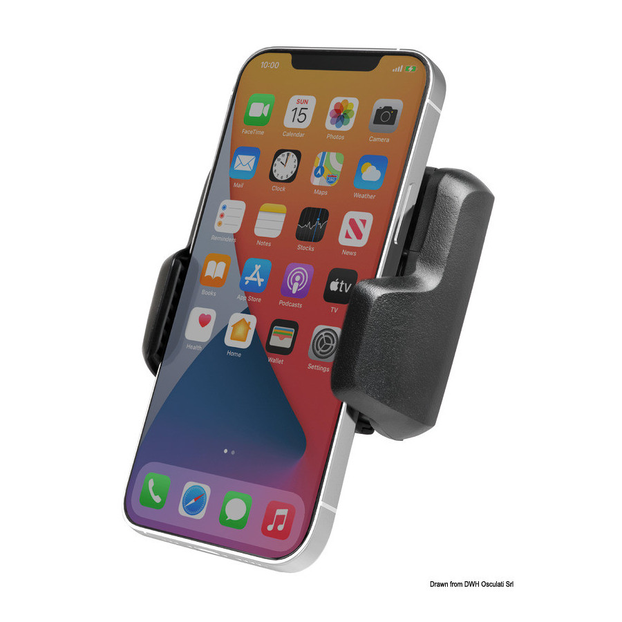 Chargeur de batterie sans fil étanche sur socle pour téléphone portable ROKK Wireless Nano SCANSTRUT 