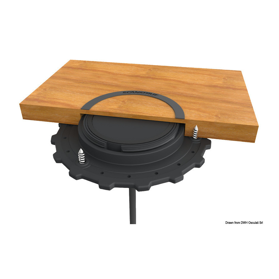 Chargeur de batterie sans fils étanche ROKK Variante ou Accessoires Réduit:stagno ROKK scomparsa 10W *14.515.11*