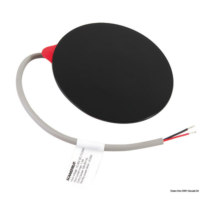 Chargeur de batterie sans fils étanche ROKK SUB avec charge intégrée invisible - 10W 
