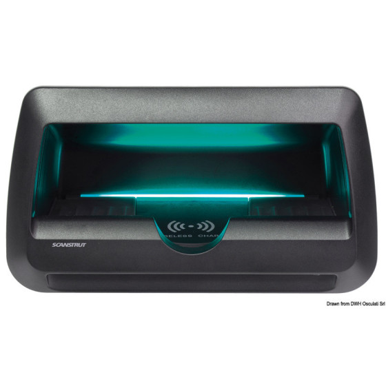 Chargeur de batterie étanche ROKK sans fil Cove LED 10 W 