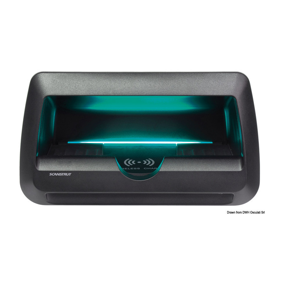 Chargeur de batterie étanche ROKK sans fil Cove LED 10 W 