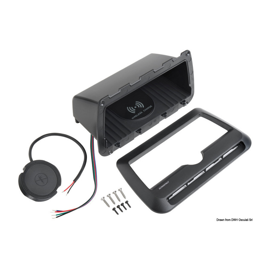 Chargeur de batterie étanche ROKK sans fil Cove LED 10 W 