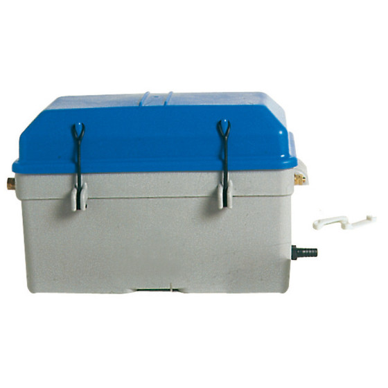 Boîte porte-batterie étanche avec ventilation 