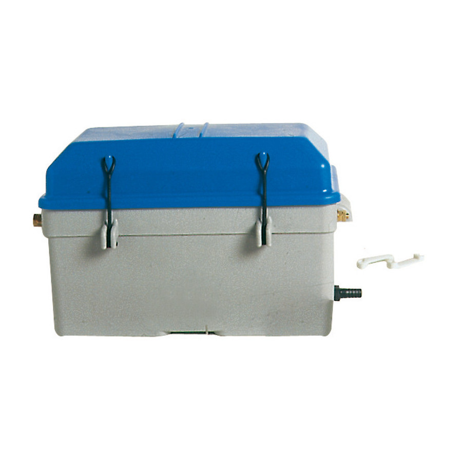 Boîte porte-batterie étanche avec ventilation 