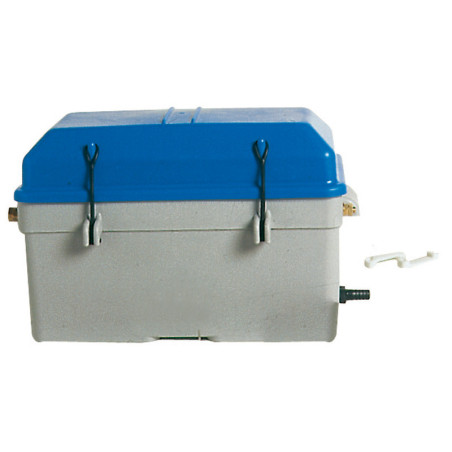 Boîte porte-batterie étanche avec ventilation