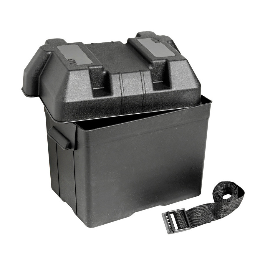 Boîte porte-batterie Variante ou Accessoires Réduit:batterie en moplen noir 95 A *14.546.00*