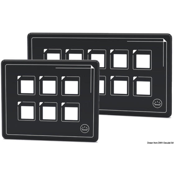 Panneau électronique touch-control ultra fin composé de panneau + câble USB + Control Box 