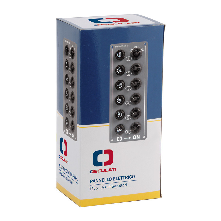 Tableau électrique vertical Variante ou Accessoires Réduit:6 interrupteurs *14.701.00*