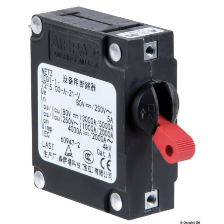 Interrupteurs AIRPAX / SENSATA à levier magnéto/hydrauliques à fusible automatique rechargeable