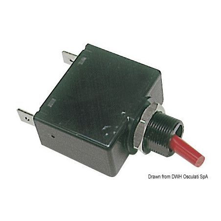 Interrupteurs AIRPAX / SENSATA à levier magnéto/hydrauliques à fusible automatique rechargeable