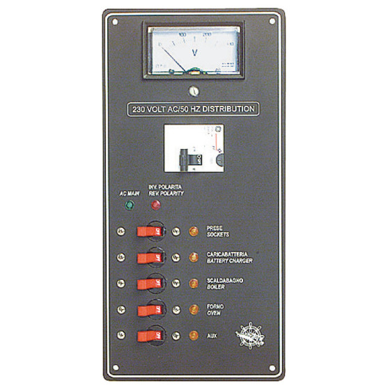 Tableau pour courant alterné 220 V 