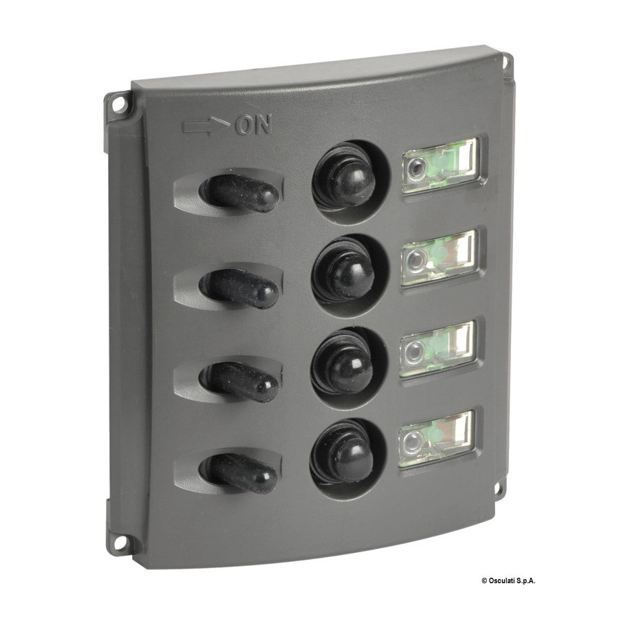 Tableaux électriques avec fusibles automatiques et double LED Variante ou Accessoires Réduit:fusibles automatique double LED *14