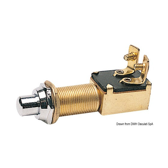 Bouton Culver Variante ou Accessoires Réduit:laiton chromé 15 x 25 mm *14.918.03* Qté : 2