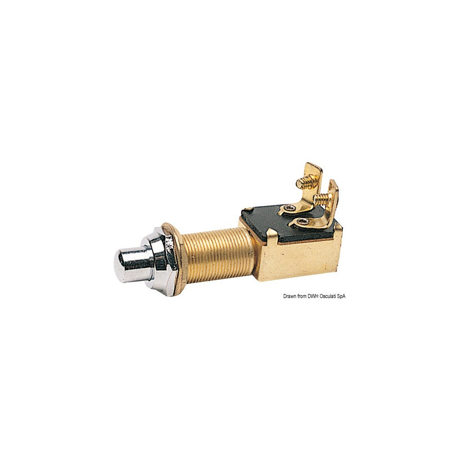 Bouton Culver Variante ou Accessoires Réduit:laiton chromé 15 x 25 mm *14.918.03* Qté : 2