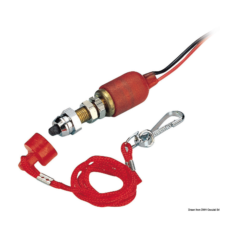 Coupe-circuit automatique de sécurité réglementaire pour allumage Variante ou Accessoires Réduit:rouge *14.919.03* Qté : 2