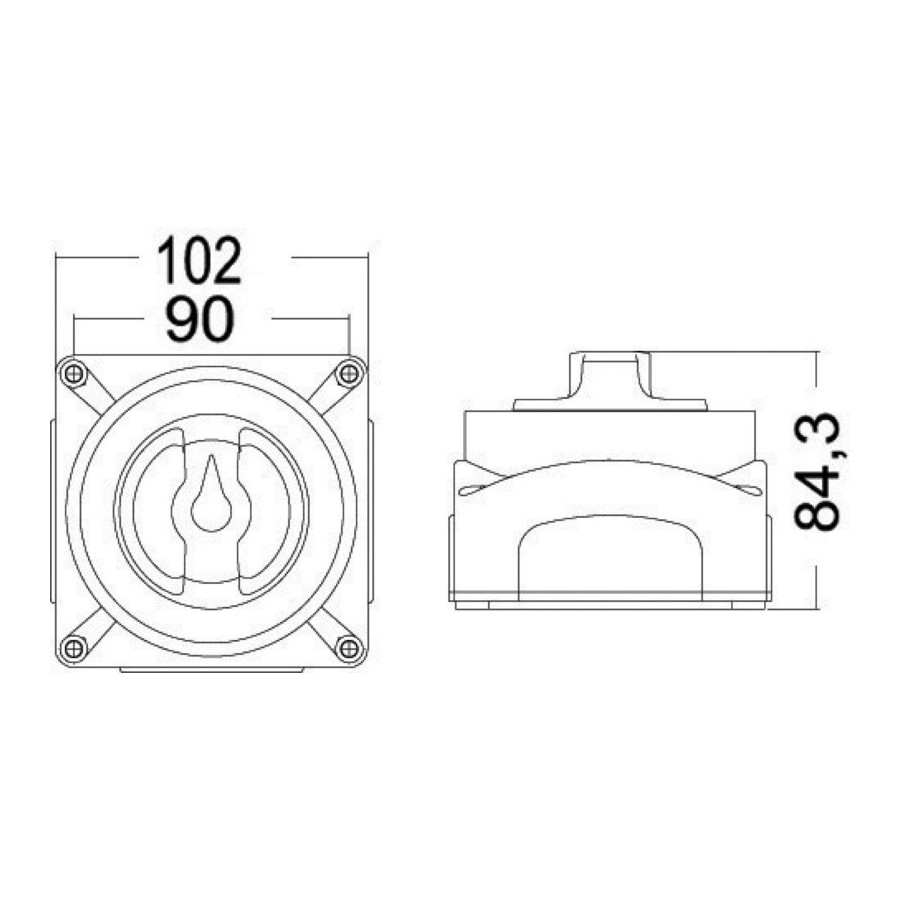 Interrupteur/coupleur pour batteries Selecta New 