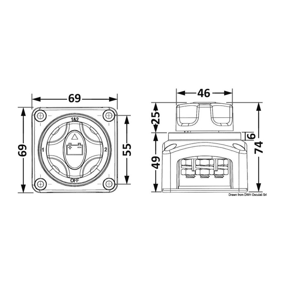 Inverseur batterie 