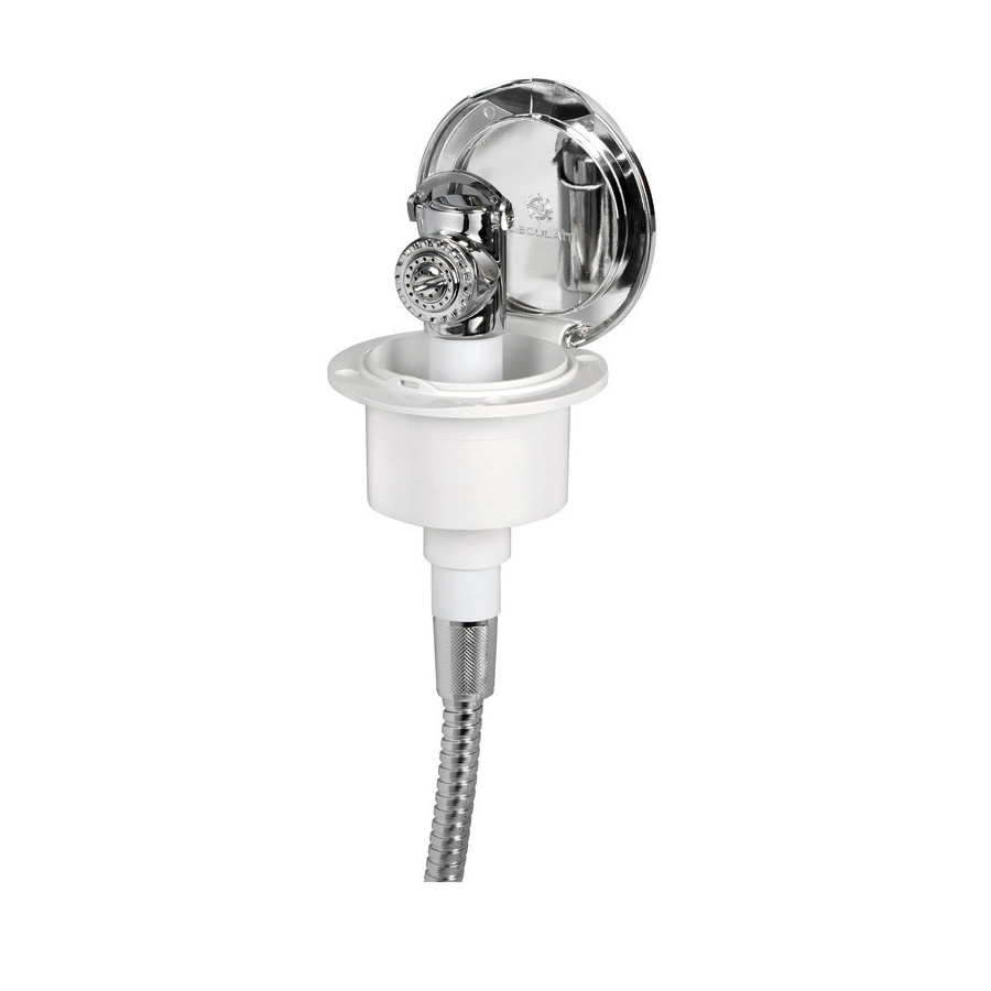 Boîtier douchette de pont Classic Evo avec douchette Mizar à bouton 
