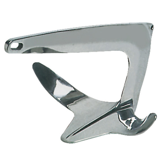 Ancres Trefoil® en inox AISI 316 poli miroir 
