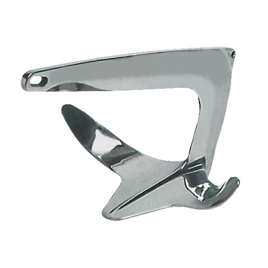 Ancres Trefoil® en inox AISI 316 poli miroir 