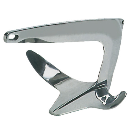 Ancres Trefoil® en inox AISI 316 poli miroir