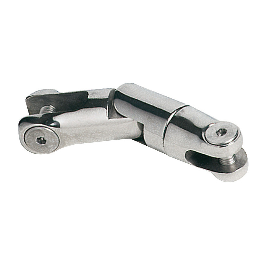 Attache tournante à double articulation pour ancres 