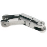 Attache tournante à double articulation pour ancres