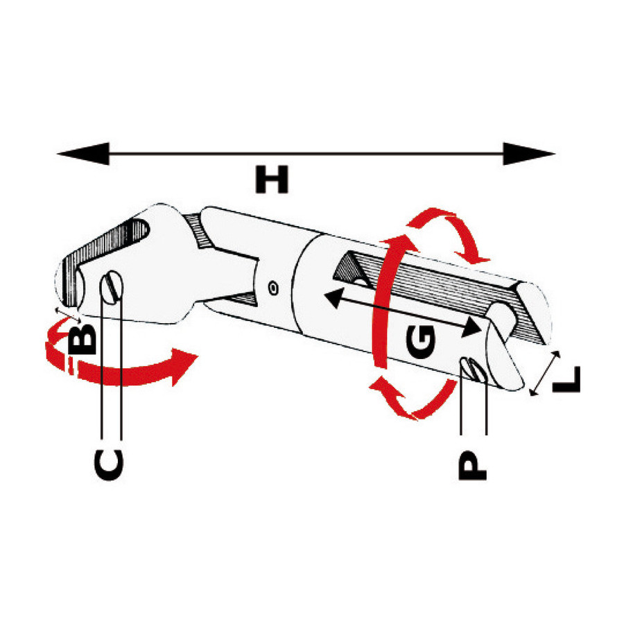 Attache tournante à double articulation pour ancres 