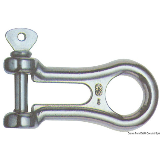 Manille de mouillage KONG Chain gripper en inox 