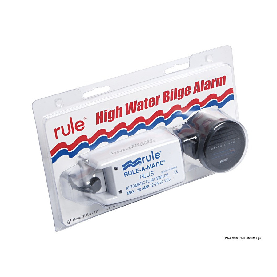 Système d’alarme de niveau d'eau en fond de cale RULE 