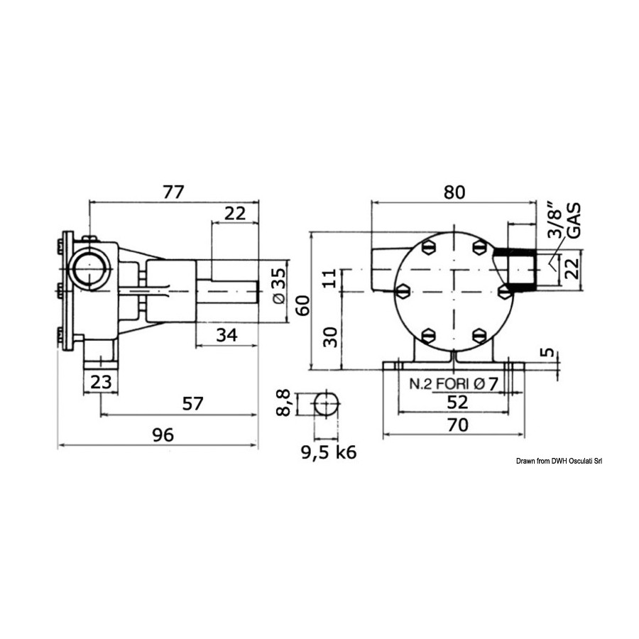 Pompe NAUCO modèle FPM001 