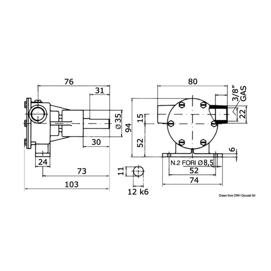 Pompe NAUCO modèle PM 38 