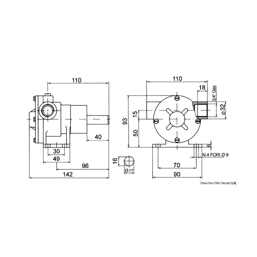 Pompe NAUCO modèle PM 34 