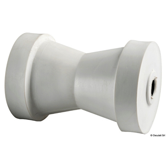 Rouleau central carène avec noyau en plastique Variante ou Accessoires Réduit:blanc 130 mm *02.003.02* Qté : 2